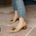 2025 French Retro Metal-buckle Small Square Toe Single Shoes For Women With Medium Heels_vogvips.com