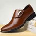 Large Size Casual Trendy Formal Attire, One Foot Leather Shoes, Men's British And Korean Version, Pointed Toe_vogvips.com
