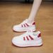 Little White Shoes Children Girls Students Leisure Sports Versatile Board Shoes Street Shooting_vogvips.com