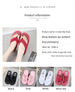 New Coarse Strap Thick Sole Anti Slip Flip Flops Versatile 6.5cm High Heel Clip On Beach Women's Shoes_vogvips.com
