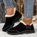 Warm Cotton Shoes, Outdoor Snow Boots, Low Cut Lightweight Women's Cotton Shoes_vogvips.com