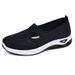 2025 Spring Summer Cross-Border Plus Size Casual Comfortable Women's Slip-On Mesh Shoes For Ladies And Moms_vogvips.com