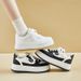Little White Shoes Female Students Thick-soled Heightening Shoes Sports Board Shoes Casual Street Shoes_vogvips.com