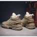 Men's Winter Work Boots High Top Casual Shoes With Fleece Lining, Waterproof Anti-Slip Rubber Sole For Outdoor Snow Hiking_vogvips.com