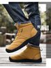 Winter Cotton Boots Bestsellers: Warm, Thickened, Large-sized Cotton Shoes, Soft-soled Men's Mid-top Snow Boots_vogvips.com