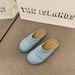 2025 New French Style Summer Knitted Korean Version Women's Slippers Evening Breeze Thick Sole Slip-On Lazy Shoes_vogvips.com