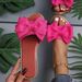 Women's Bow Knot Slides Open Toe Flat Sandals Summer Slip On Slippers Casual Leather PU Rubber Sole Comfortable Beach Wear_vogvips.com