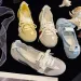 Multi Colors Fringe Bow Mary Jane Flats Women Soft Leather Slip On Light Daily Casual Walking Shoes_vogvips.com