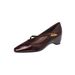 Top-layer Cowhide Square-toed Shallow Mary Jane Internal Height Increase, Versatile Mid-heel Women's Shoes Commuting,_vogvips.com