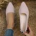 2026 Spring And Autumn New Korean Style Chic Fashionable Comfortable Women's Pointed Toe Shallow Gentle Flat Versatile_vogvips.com