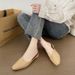 Cross-border Women's Summer Outdoor Wear, Chunky Heel, Height-increasing, Non-slip Crystal Shoes, Slip-on Open-toe Mules_vogvips.com