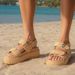 Flat Sandals For Women Dressy Spring Summer Woven Raffia Platform Sandals Espadrille Sandals Comfortable Wide Width Casual Open Toe Beach Sandals_vogvips.com