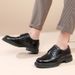 Euro Step 2025 Autumn New Genuine Men's Brogue Formal Brown British Style Height-Increasing Business Leather Shoes For Men_vogvips.com