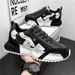Men's Breathable Casual Sneakers With Cushioned Insole For Summer, Lightweight Walking Shoes With Mesh Upper And Rubber Sole Dad Shoes Men_vogvips.com
