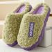 Warm For Thickened Cotton Shoes Couple Style Winter Non-Slip Men And Women Slippers Home_vogvips.com