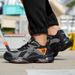 Men's Steel Toe Safety Shoes,Breathable Mesh & Microfiber Leather Upper, EVA Sole For Construction & Outdoor Working Sites Work Shoes_vogvips.com