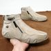 Fleece Martin Boots Men's Large Size Men's Shoes High Top Wear-resistant Men's Boots Outdoor Casual Shoes Warm Cotton Shoes_vogvips.com