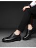 Casual Dress Leather Shoes Men's Shoes Inner Height Increase Single Shoes Thick Sole Height Increase Shoes Casual Suit Shoes_vogvips.com