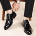 New business dress shoes men's soft sole breathable leather British men's shoes commuter cowhide shoes_vogvips.com