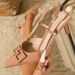 Summer New Light Luxury European And American Style Fashion Simple Stiletto High-heeled Shallow Pointed Toe Slimming_vogvips.com