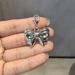 Celebrity Silver Pearl Bow Pendant Gem Shoe Flower Girly High End Ballet Shoe Decoration_vogvips.com