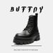 Retro Locomotive Tooling Boots Outdoor Hiking Boots Casual Boots_vogvips.com