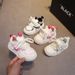 Children's 2026 Girls' Casual Sneakers Boys' Baby Sports Korean Style Fashionable White Shoes Non-Slip Low-Top_vogvips.com