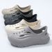 Men's Summer Lightweight Cropped Sandals Thick Sole Non Slip Beach Shoes Outdoor Hiking Water Wading Pedal Feel_vogvips.com
