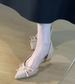 French-style Height-increasing Shoes 2026 New Model Bowknot Patent Leather Sandals For Petite Individuals With Pointed_vogvips.com