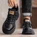 2024 Autumn New Casual Leather Shoes Men's Mid-top Martin Outdoor Thick-soled Work Short Boots_vogvips.com