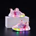 New Spring And Autumn Children's Cartoon Sneakers, Fashionable Running For Young Children, Foreign Trade LED Light-Up_vogvips.com