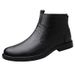Leather Boots High-top Sleeve Leather Surface Foot Casual Leather Shoes Men's Shoes_vogvips.com