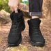 Oversized Winter Skiing Waterproof Thick Soled Breathable And Wear-Resistant Men's Shoes, Hiking Shoes 495_vogvips.com