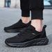 Men's Sports Leather Shoes Sneakers Synthetic Mesh Comfortable Slip Resistant Lightweight Footwear Footgear_vogvips.com