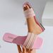 Luxury Dign Pearls Beaded Flat Sandals Summer 2026 Comfortable Soft Sole Square Toe Slippers Women Beach Non Slip_vogvips.com