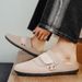 2025 New Suede Fashion Footbed Beach Soft Cork Nonslip Men Clogs Slippers With Arch Support_vogvips.com