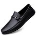 Slip-On Genuine Lazy Loafers High-End Soft Sole Leather Men's Flat Casual Shoes Cross-Border Large Size_vogvips.com