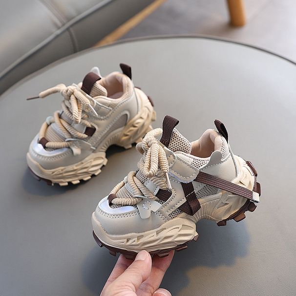 Boys' Girls' Dad 2026 Spring And Autumn New Model Versatile Soft-Soled Sneakers Children's Non-Slip Running Shoes_vogvips.com