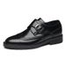 Suitable For All Seasons New Men's Korean Style Youth Trendy Fashion Versatile Trend Office Work Business Formal Leather Casual Single Shoes_vogvips.com