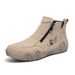 New Autumn And Winter Mid-top Martin Women, Fashionable Zippered Women's Short Boots, Cross-border Foreign Trade Outdoor_vogvips.com