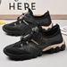 Mesh Shoes Men's Breathable Hollow-Out Sneakers Men's 1 Slip-On Lightweight Non-Slip Outdoor Casual Tracing Shoes_vogvips.com