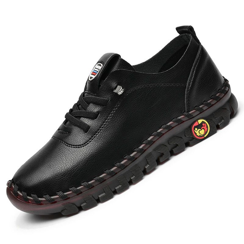 Handmade Soft-Soled Beef Tendon Mom Shoes For Women Spring And Summer Flats Casual Shoes_vogvips.com