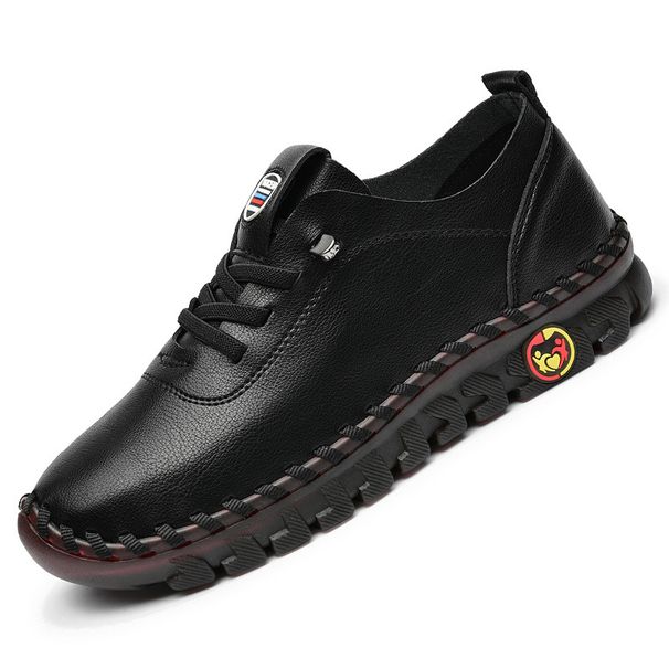 Handmade Soft-Soled Beef Tendon Mom Shoes For Women Spring And Summer Flats Casual Shoes_vogvips.com