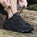 Casual Sneakers Women Lace-up Anti-slip Comfortable Outdoor Hiking Shoes Men Air Mesh Breathable Soft Low-top Running Shoes Men_vogvips.com