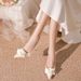 Women's Shoes new bridal shoes wedding shoes pointed toe shallow mouth single shoes_vogvips.com