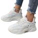 Cross-Border Foreign Trade Spring Summer Fashion Mesh Casual Dad Shoes Candy Color Breathable Thick Sole Height_vogvips.com