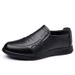 Euro Step Casual 2025 Autumn New Versatile Middle-aged And Elderly Dad Shoes Men's High-end Genuine Leather Loafers_vogvips.com