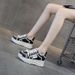 Trendy Dad For Women 2025 Spring New 7m Petite Casual Thick Sole Height Increasing White Sneakers Student Shoes_vogvips.com