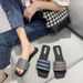 Korean-Style Rhinestone Flat 2025 Spring New Fairy-Style Open-Toed Beach Sandals For Women_vogvips.com