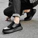 Men's Breathable Thick-soled White Shoes Men's Sports And Leisure Board Shoes_vogvips.com